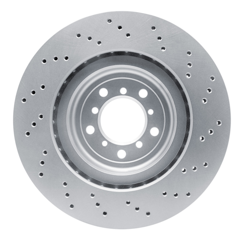 BMW M3 Brake Rotor (1) - Left Front - R1 Concepts - GeoSPEC Coated Rotor - Drilled - `08-`13